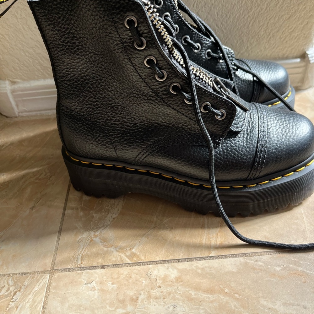 Dr Martins Black Boots - Picture 3 of 7